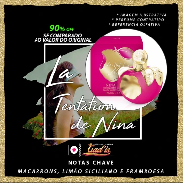 Perfume Similar Gadis 469 Inspirado em La Tentation de Nina Contratipo